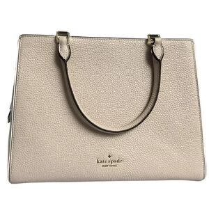 Kate Spade Leila Triple Compartment Satchel Leather EUC